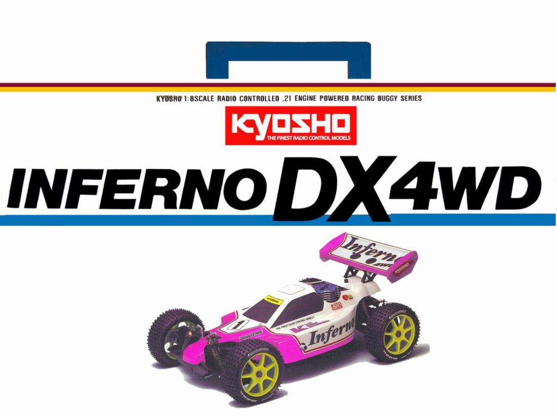 99998: Kyosho from INTEGRA FAN showroom, Inferno DX I kit no. 3290G kyosho  京商 - Tamiya RC & Radio Control Cars