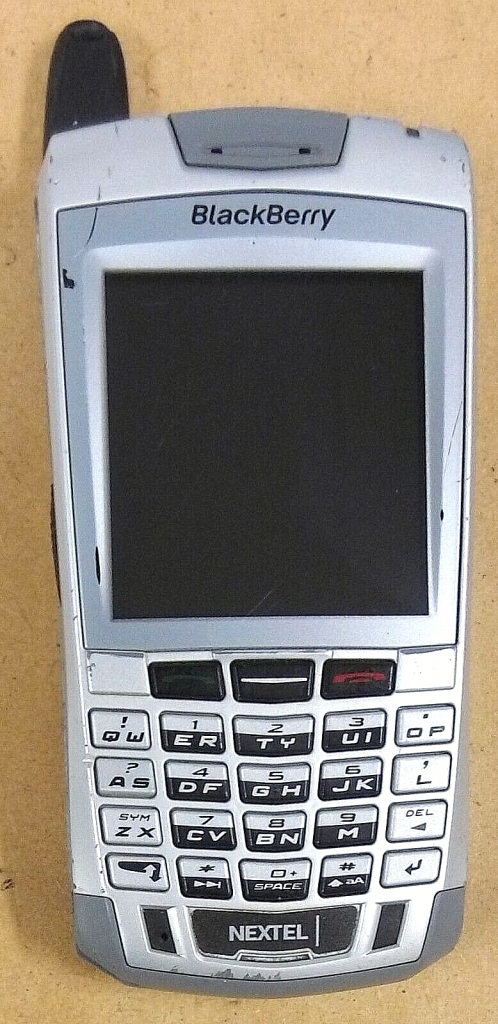 BlackBerry 7100i- Gray and Silver ( Nextel ) Rare iDEN PTT Smartphone - No Back - Picture 1 of 2