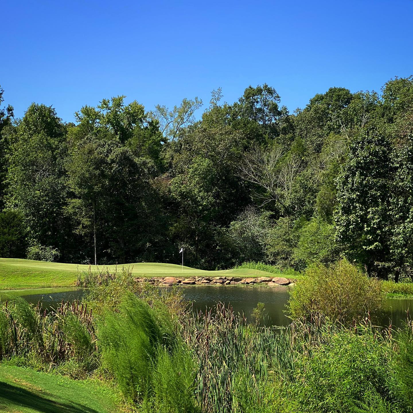 #17 Red Bridge Golf Club will test your wedge game ... 90’ dogleg right with around 80 yards in, al