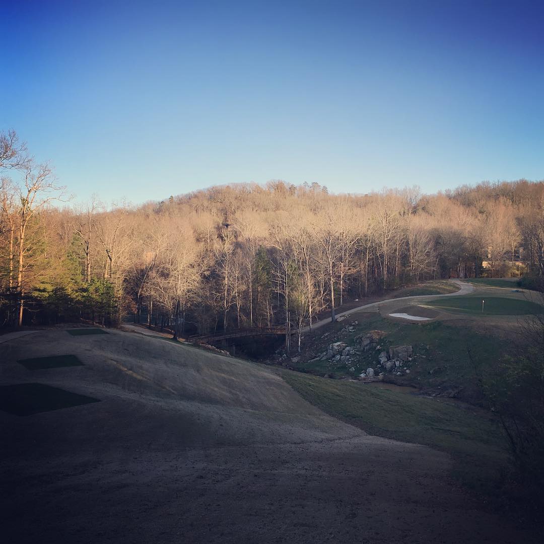 One of my favorite #golfholes out here @cramermountainclub in #cramerton #gastoncounty