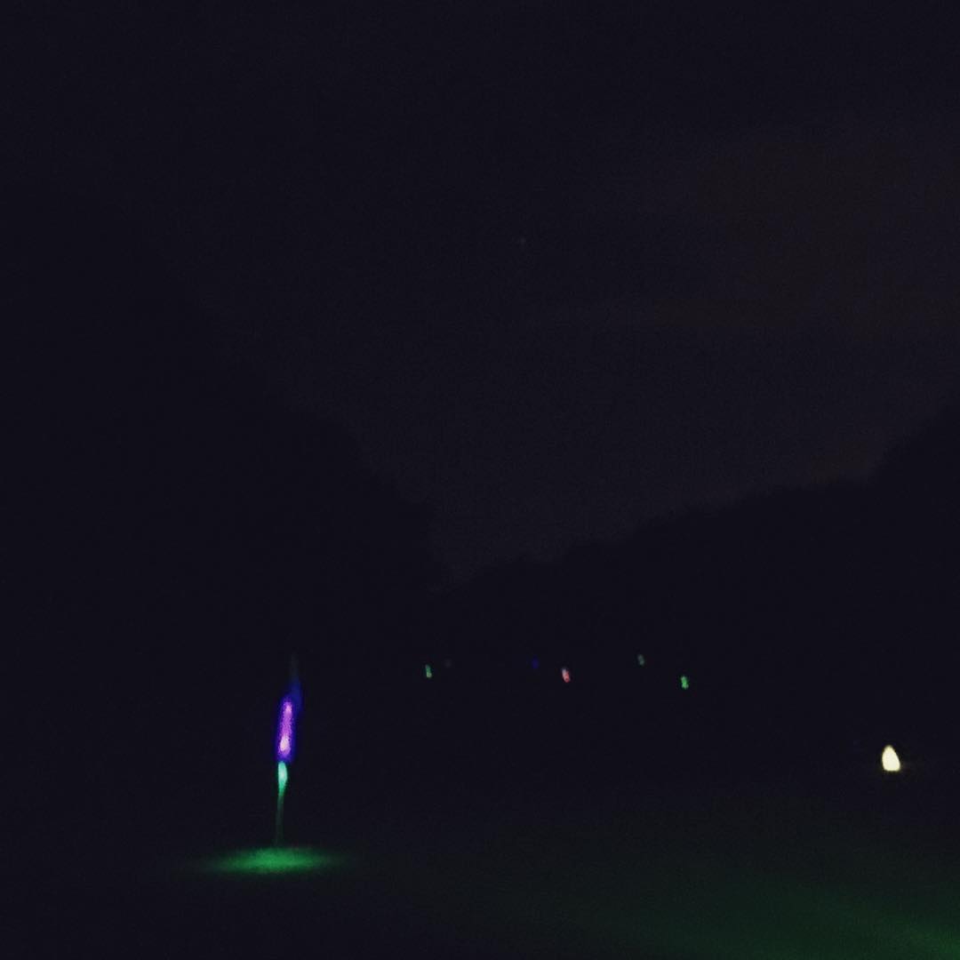 #glowgolf #nightgolf #awesome #fun @cramermountainclub