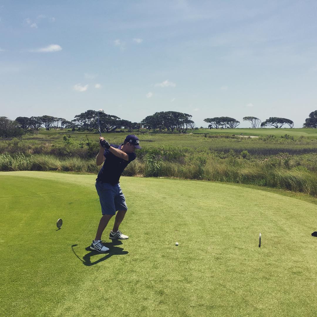 3 wood down the middle of #2 @kiawahislandgolfresort #oceancourse