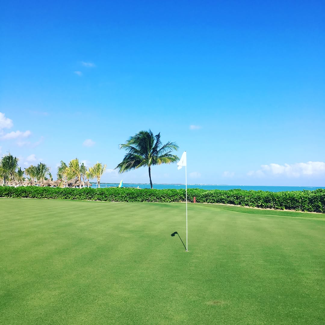 Got to play @golfmayakoba today and had a great time! #mexico #mayakoba