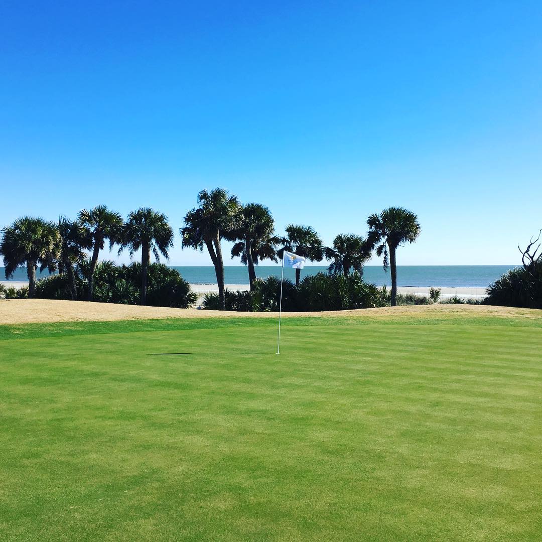 A #chilly day out @palmettodunessc but the #jones course is in perfect shape! #golfweek