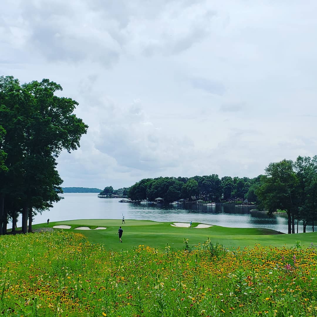 One of my favorite #golfcourse around #charlotte @thepeninsulaclb #par3