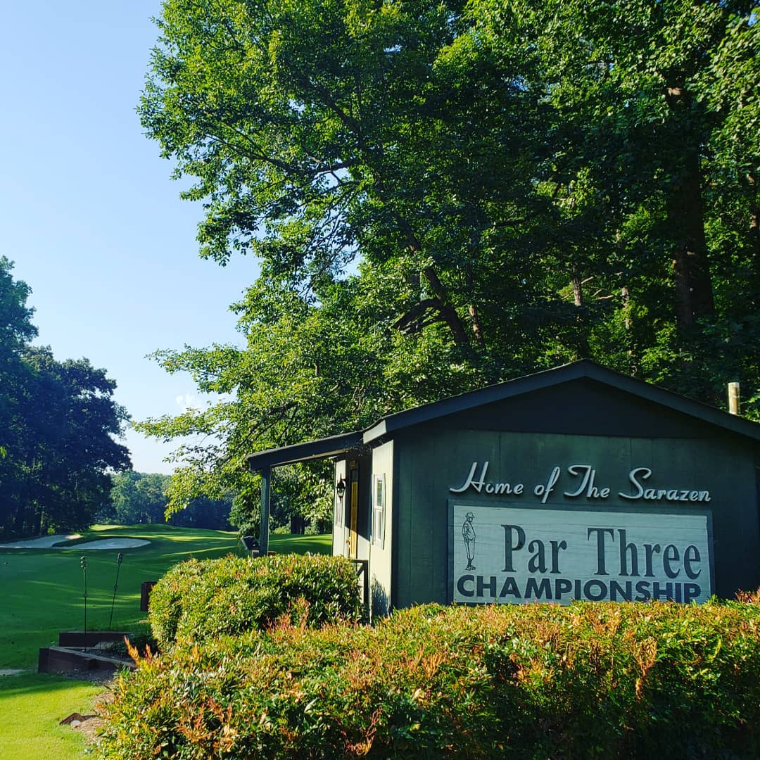 Awesome afternoon and a quick 9 around the #par3 course @chateau_elan with #mom before the @davepelz