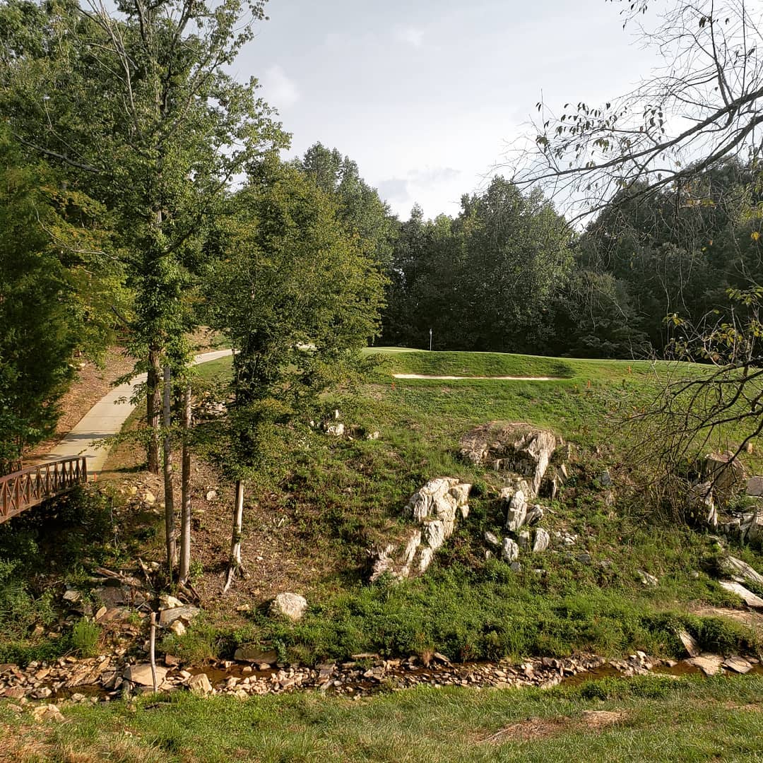 Managed to walk a couple of holes late this afternoon @cramermountainclub #golf