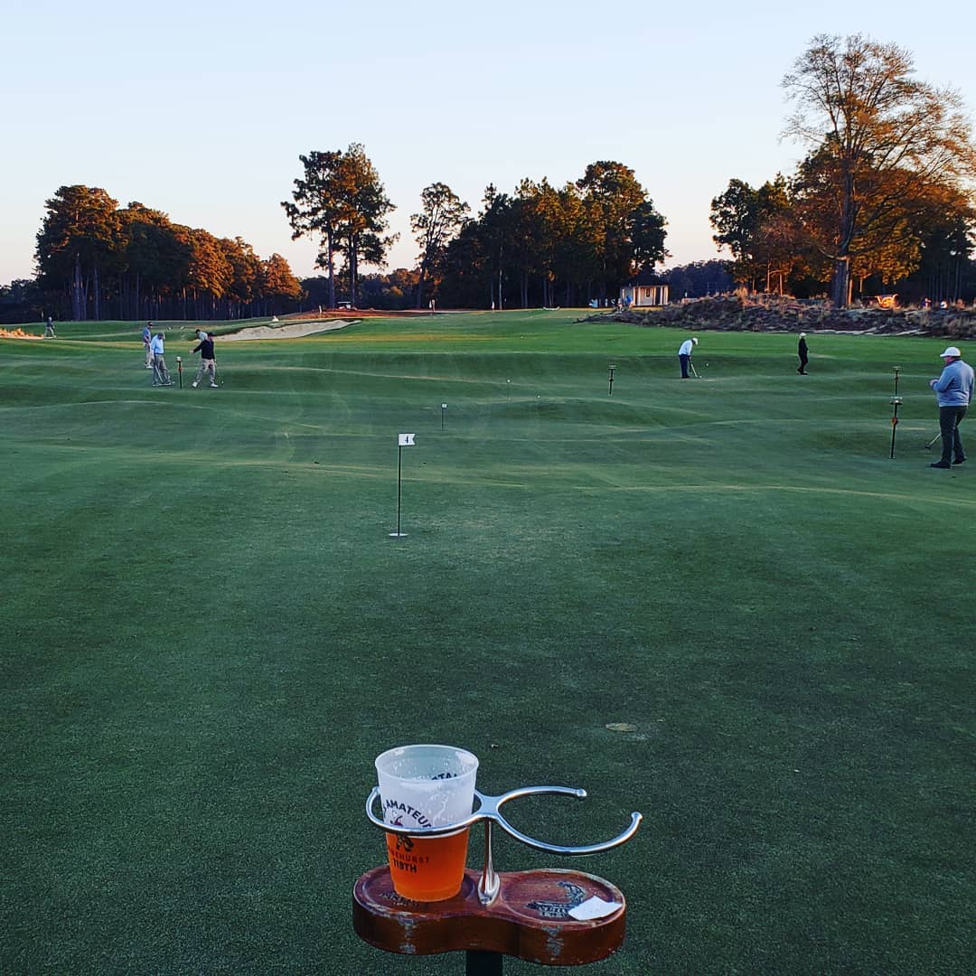 Nothing like another 18 holes of #puttputt @pinehurstresort with a beer. Good way to get some $ back