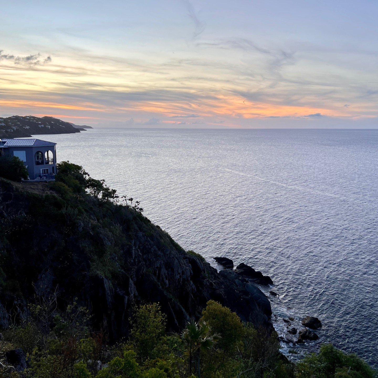 A hilly but beautiful run in Magens Bay, St. Thomas