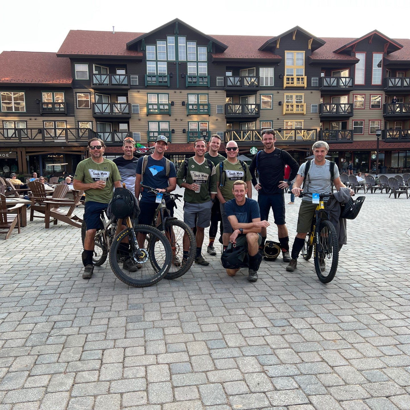 Afternoon session at the Bike park