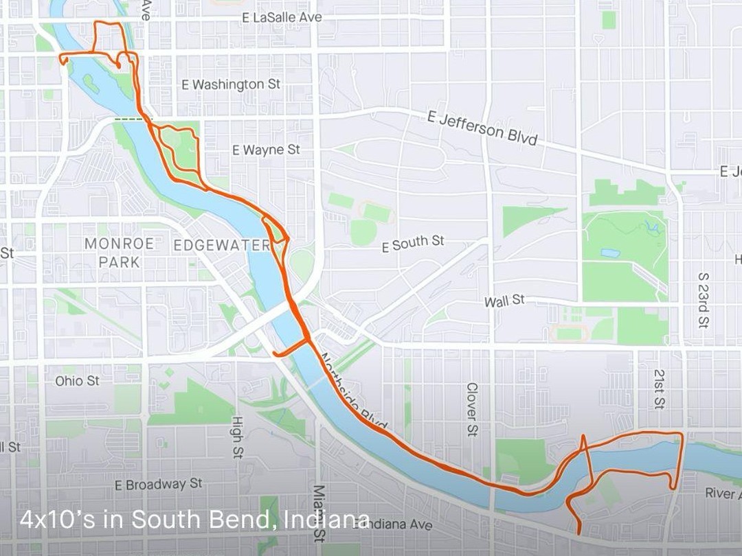 Beautiful but chilly morning for some 10 min sessions before the #2022 @ironmantri North Carolina