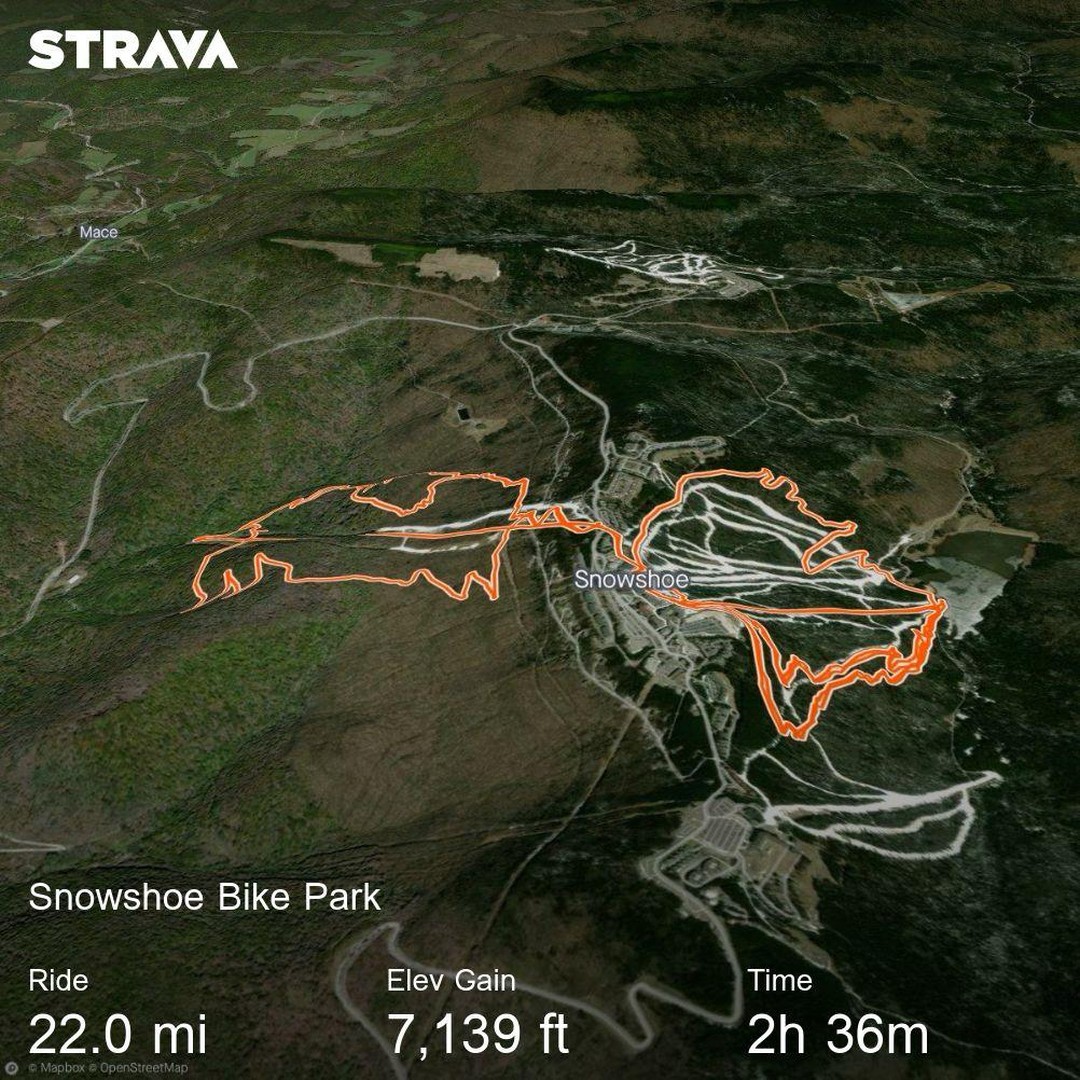 Afternoon session at the Bike park