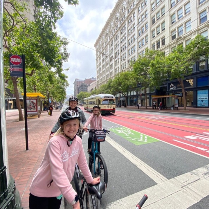 Tandem cruising with the family!