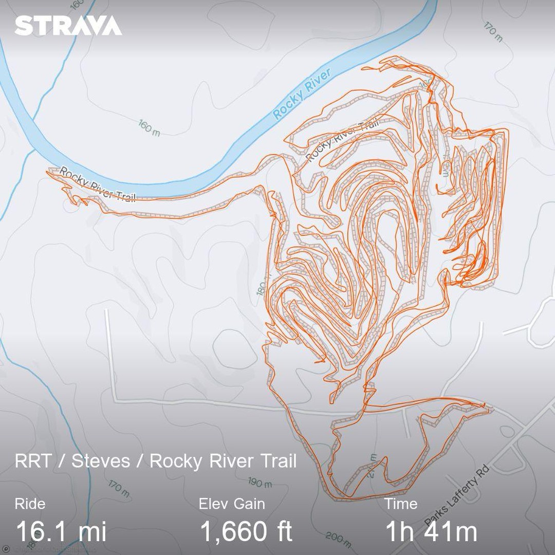 Another visit to #RockyRiverTrail aka Steves