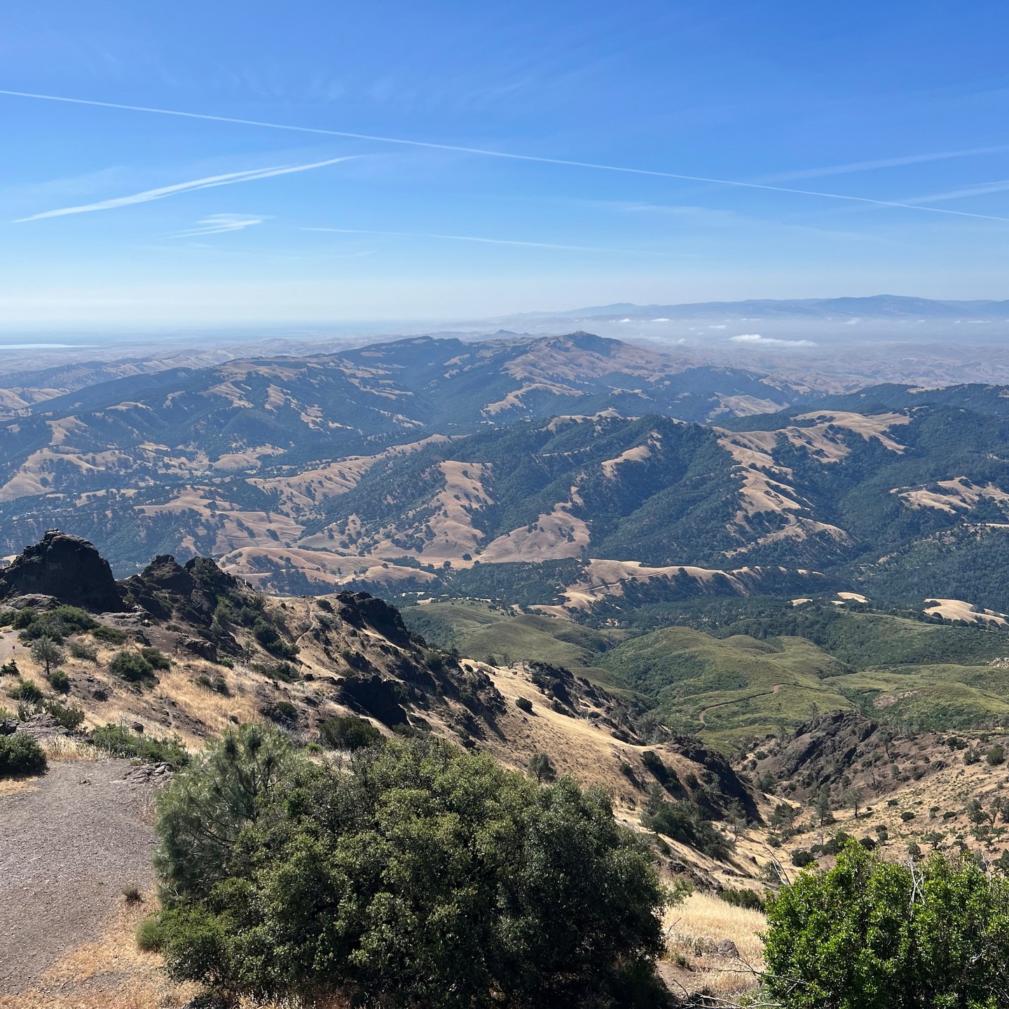 #TrailRun to the top of Mt. Diablo!
