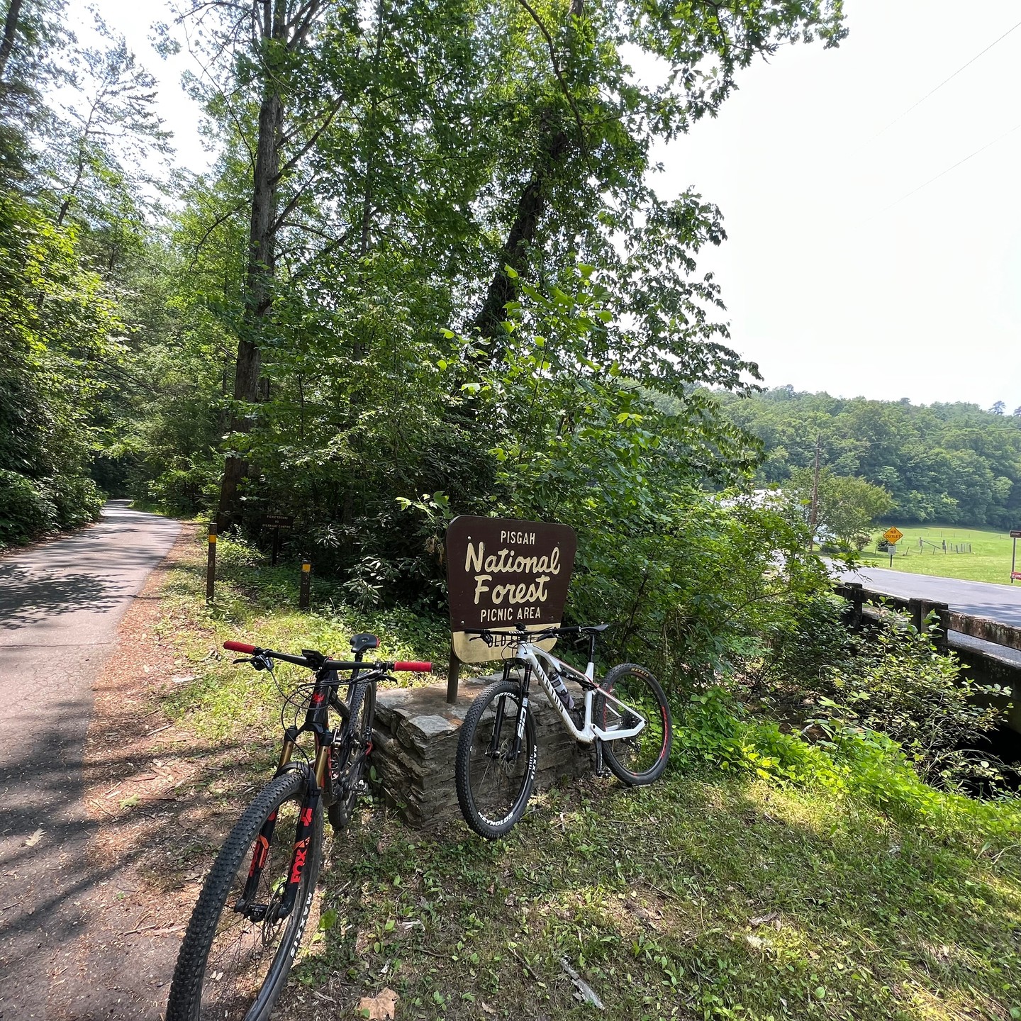Back in Old Fort, NC - another year of some solid climbs and ripping downhills on #Kitsuma and #Hear
