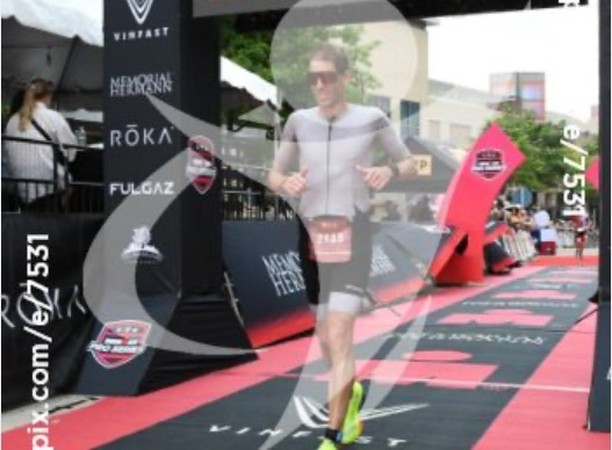 Not quite the day I had planned, but overall a nice success ... great swim and bike, but pretty mise