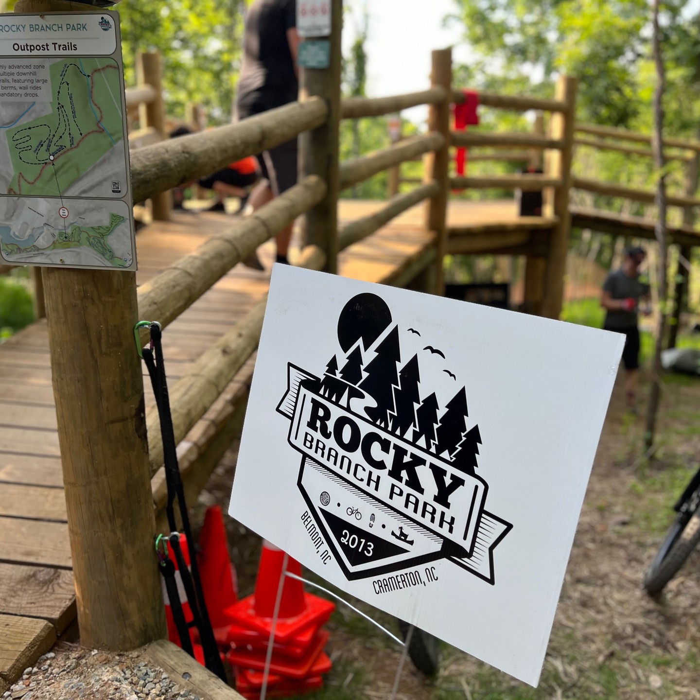 The final trail opening @rockybranchpark_nc - 