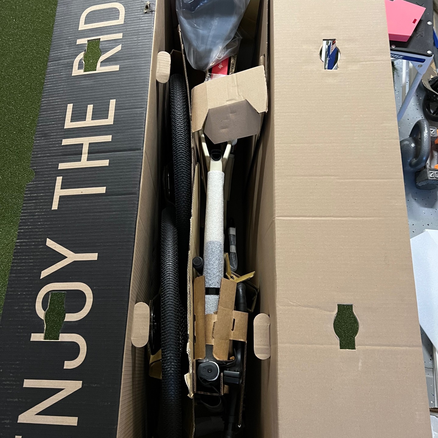 New Bike Day! @canyon Grail