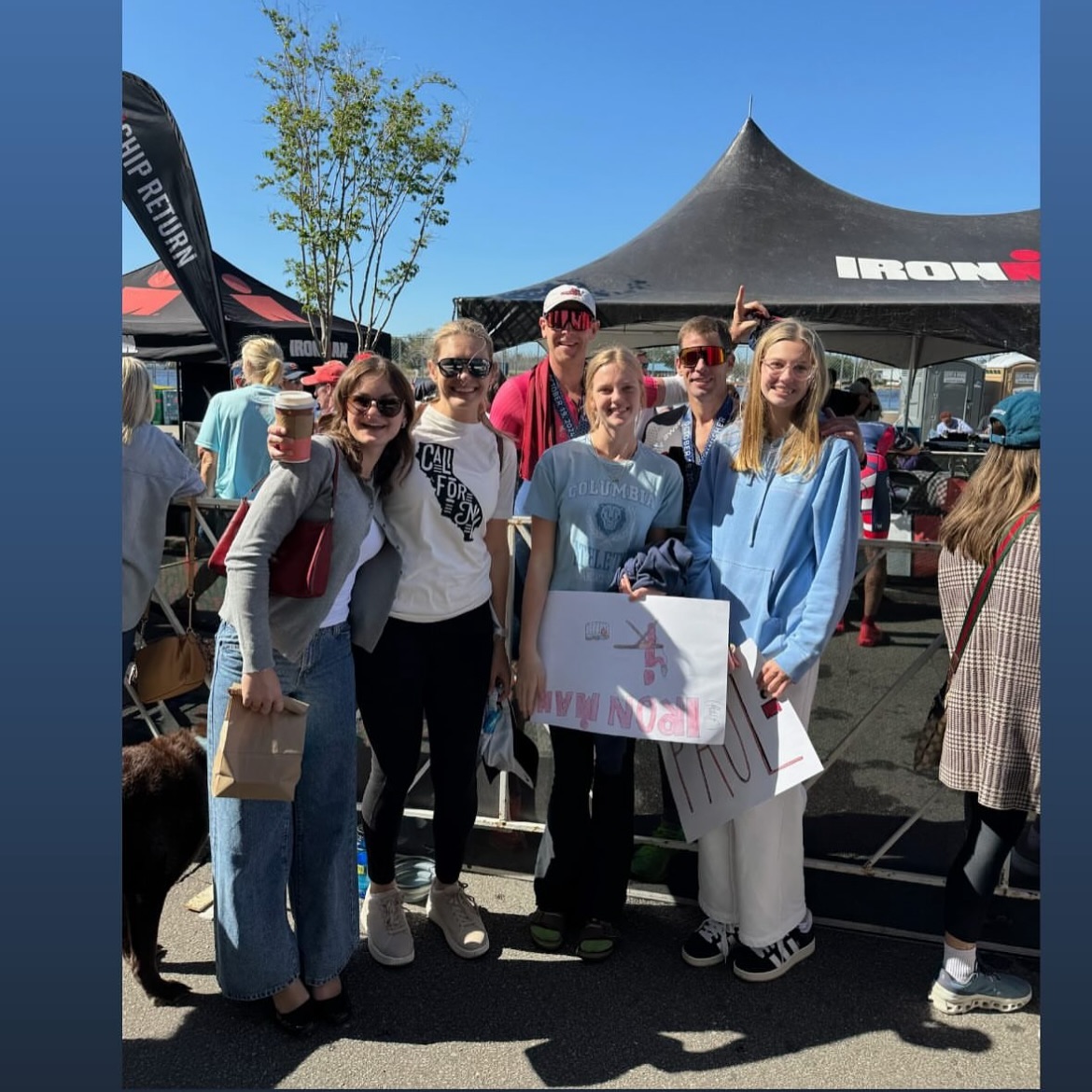 Super day with the #family cheering me on! Overall a great race for me, 6th place in my AG with a 4: