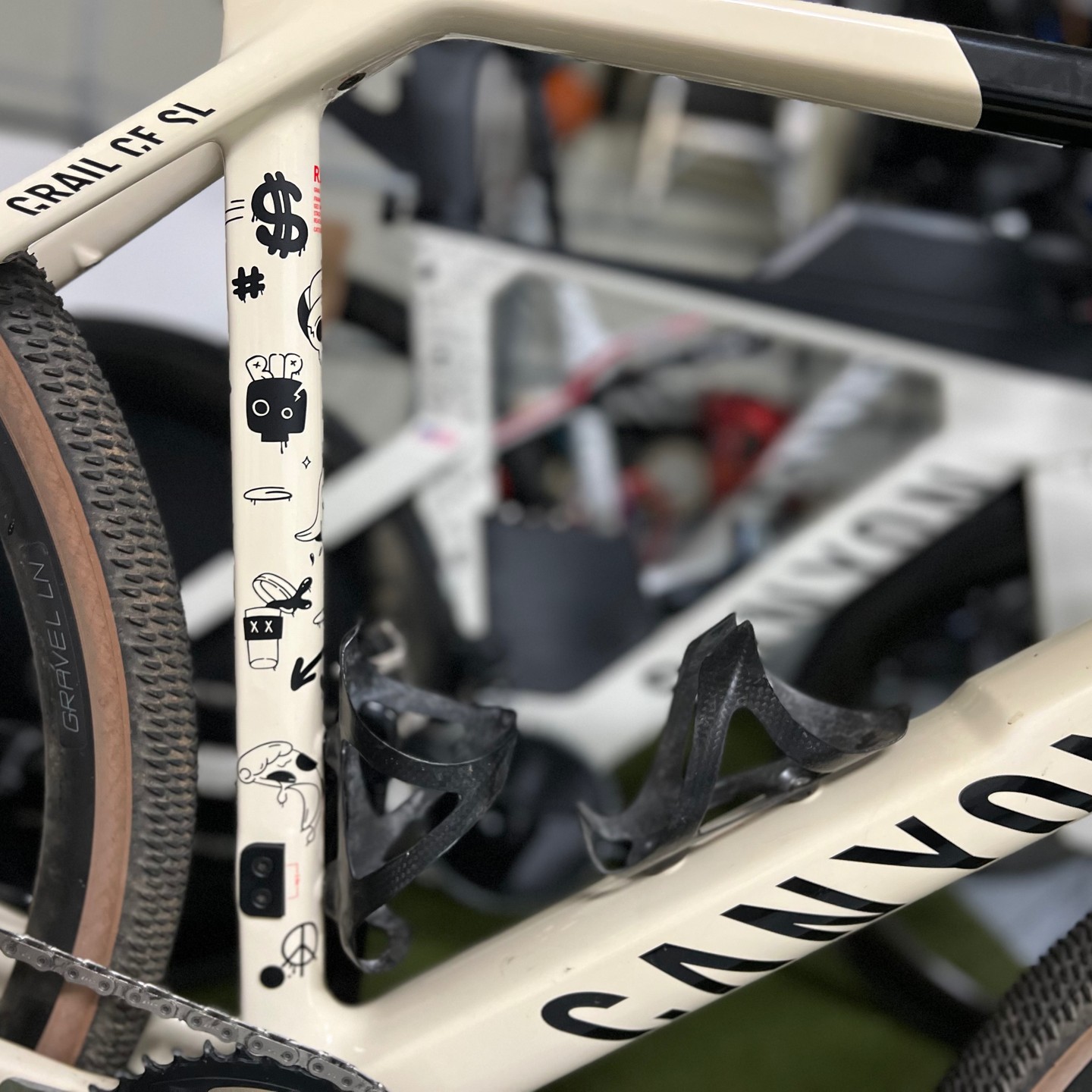 #personalizing my bikes a little ... #RIP #Peace #Shaka #Slay