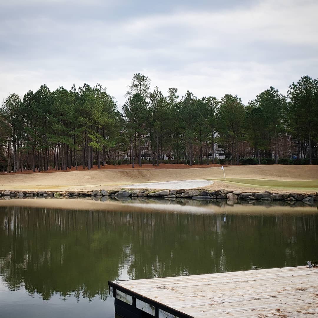 Great day for #golf in #charlotte yesterday with warm temps. Awesome way to start the new year! #201