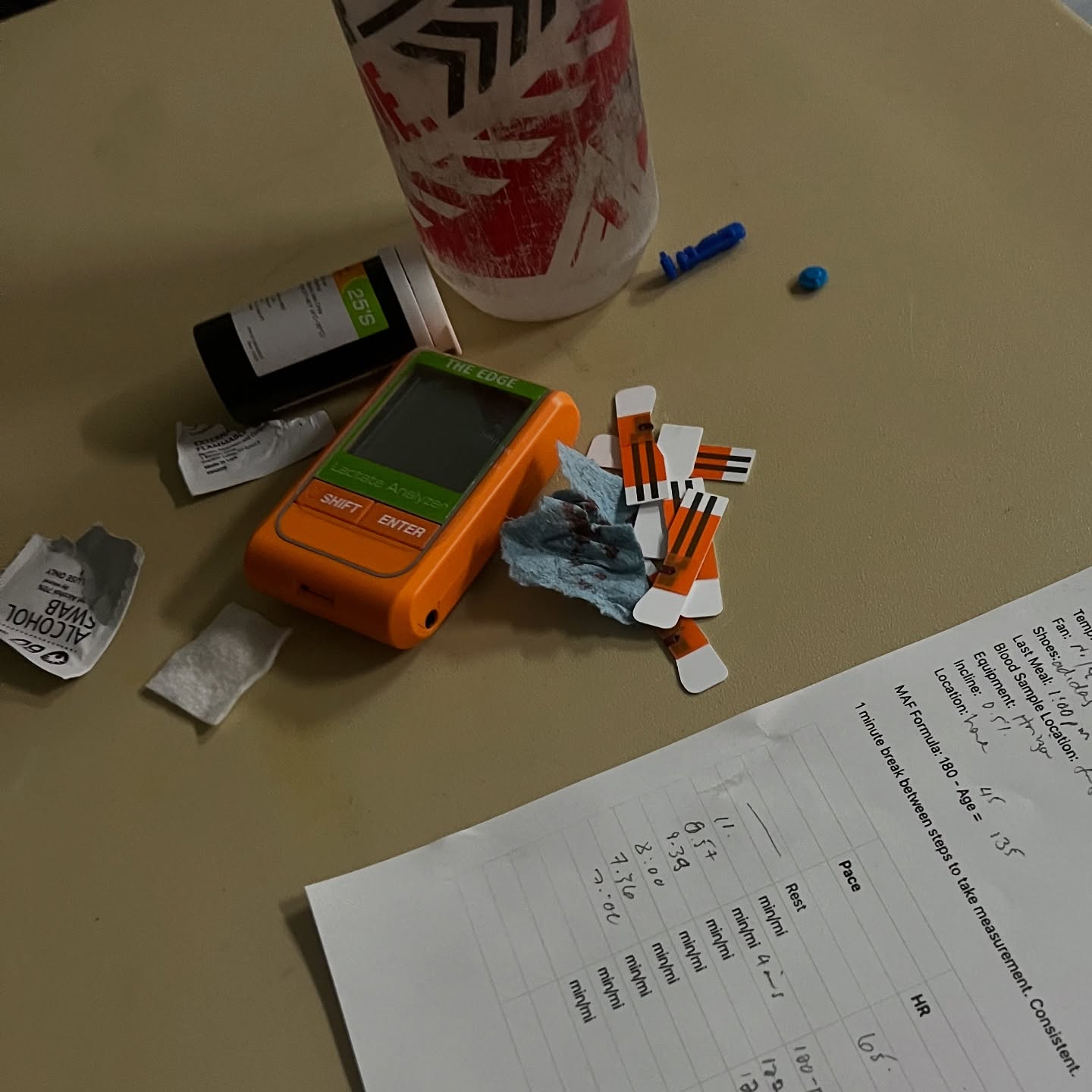 #beforeandafter Running lactate testing at the start of the season … #2025