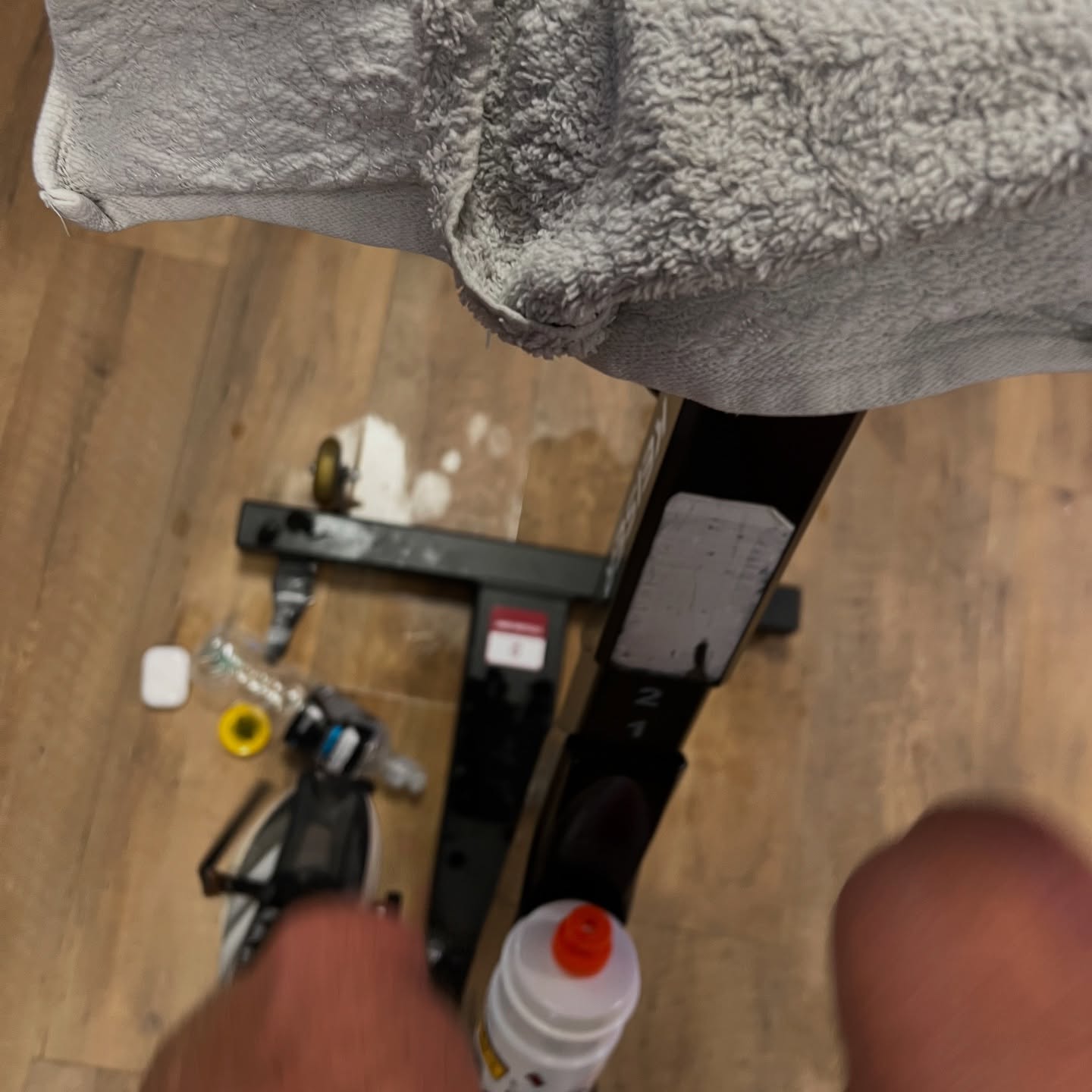 Training while on work trips is tough! Miserable weather, unfamiliar places, nutrition, full pools, 