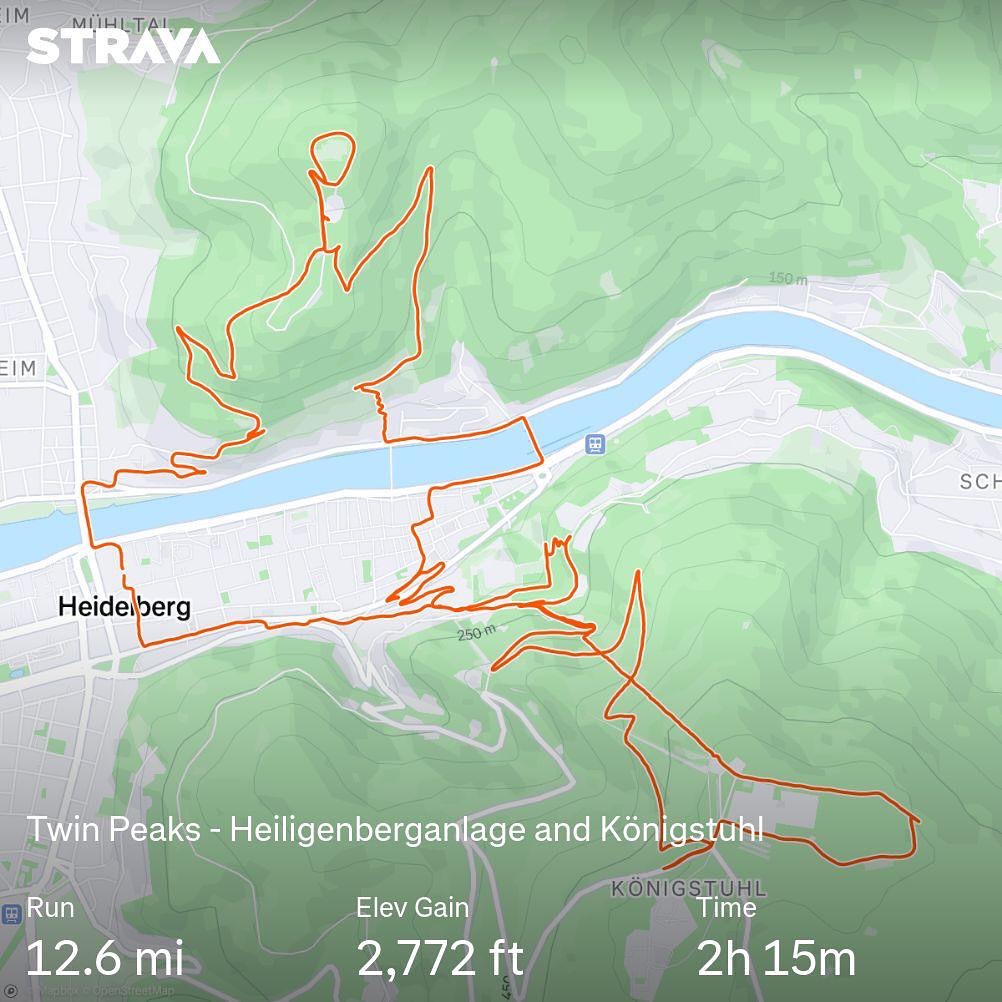 Twin Peaks - Heiligenberganlage and Königstuhl - Lost, steep and some relentless stairs, but rewarde