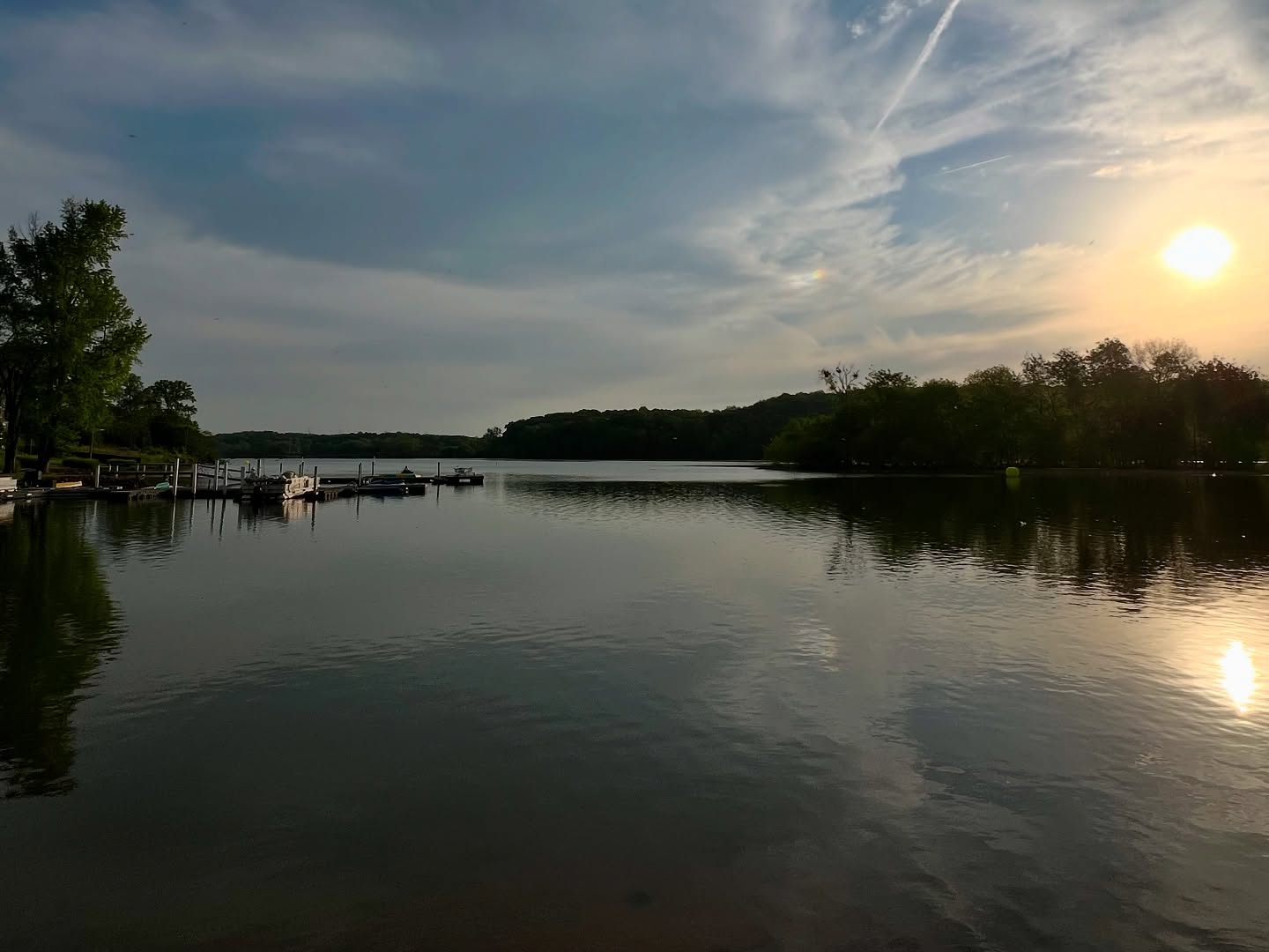 Nice morning open water swim in the Catawba River with Doug @miller_swimming