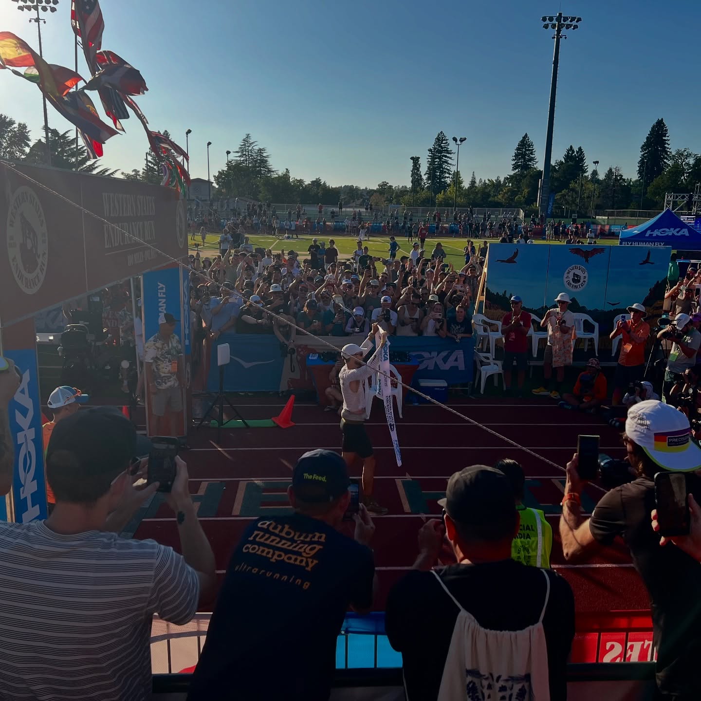 Not great pictures, but great memories, watching the finish of the @wser 100 yesterday #inspired