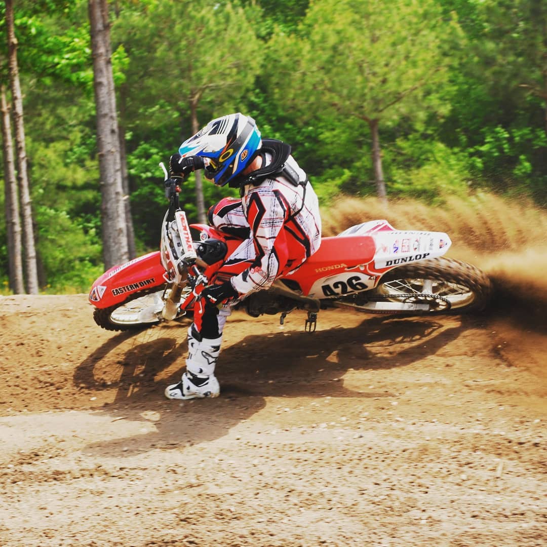 Crappy #golf weather so checking out some #tbt #moto photos! #goodtimes #braap