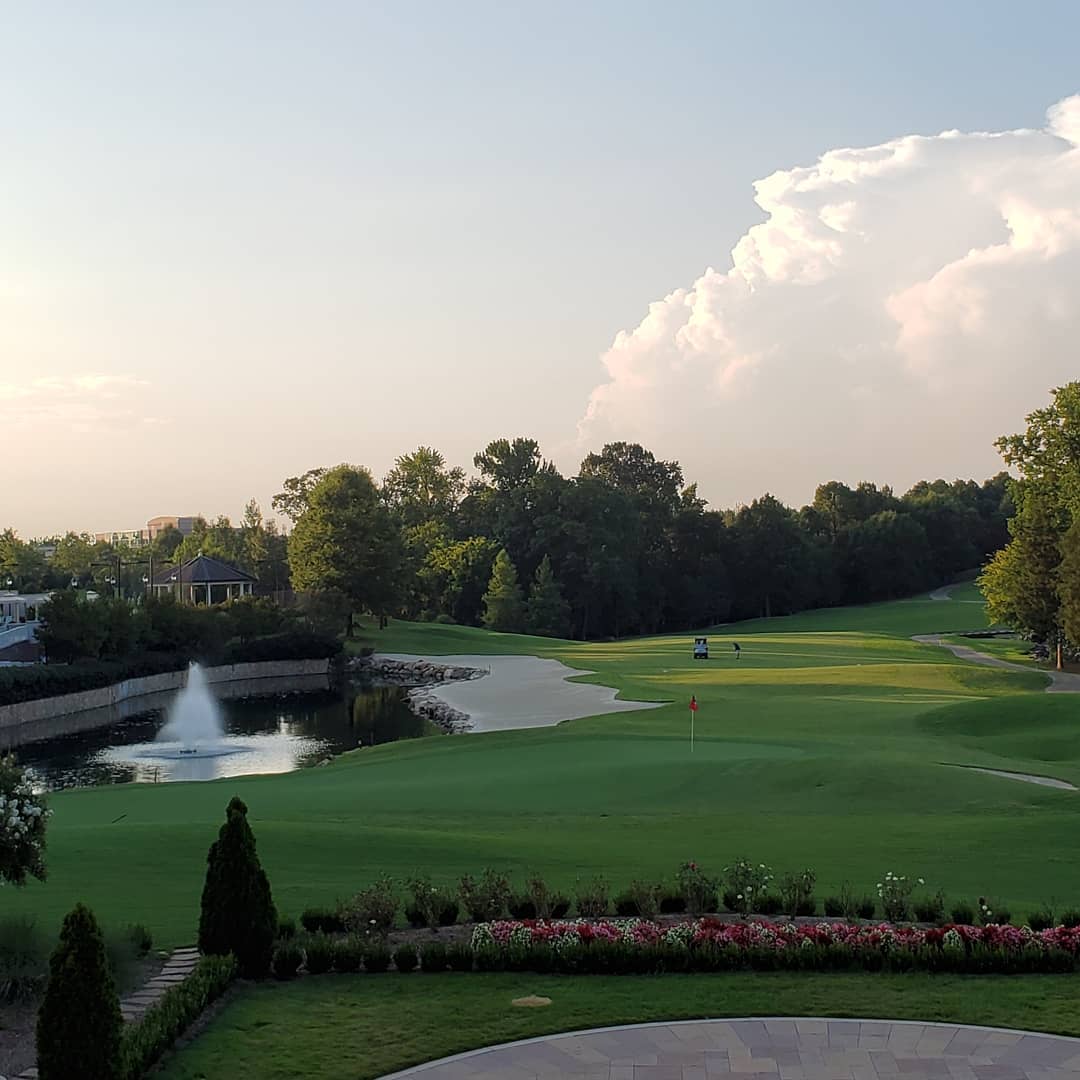 Perfect day out at one of the most #beautiful and enjoyable courses around #charlotte  @ballantyneho